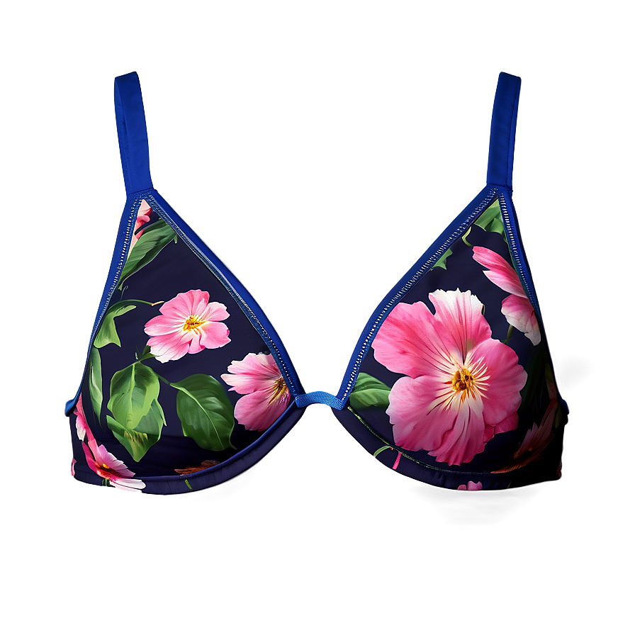 Floral Bikini Top Png 06132024