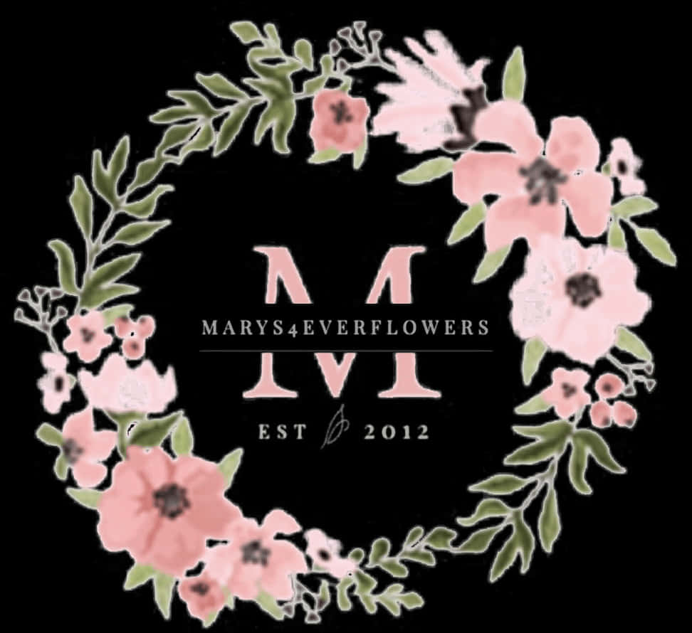 Floral_ Border_ Logo_ Design_ Marys4everflowers