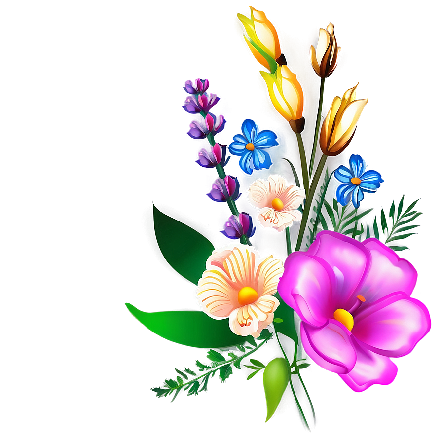 Floral Bouquet Clipart Png 44