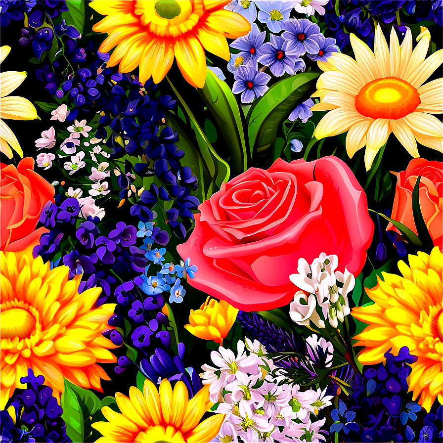 Floral Bouquet Clipart Png 75