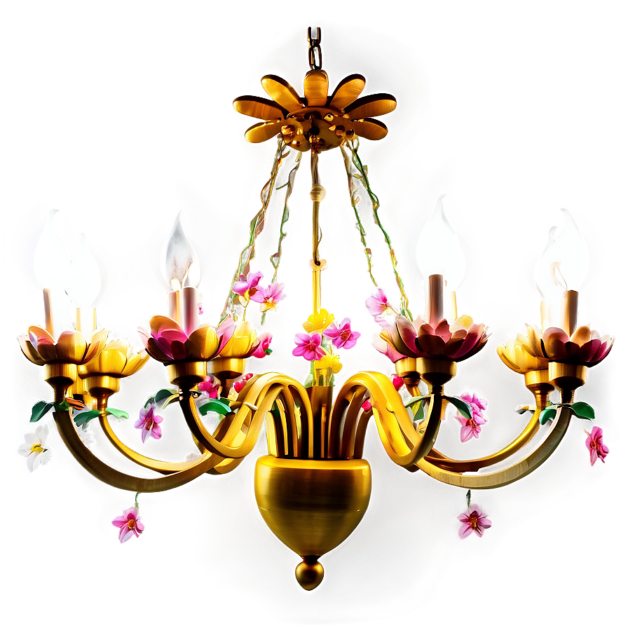 Floral Chandelier Png Ylc2