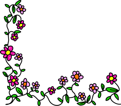 Floral_ Corner_ Border_ Design