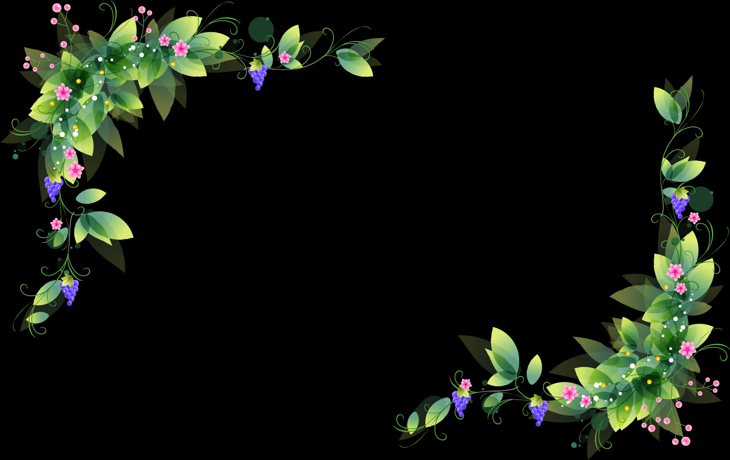 Floral_ Corner_ Border_ Design