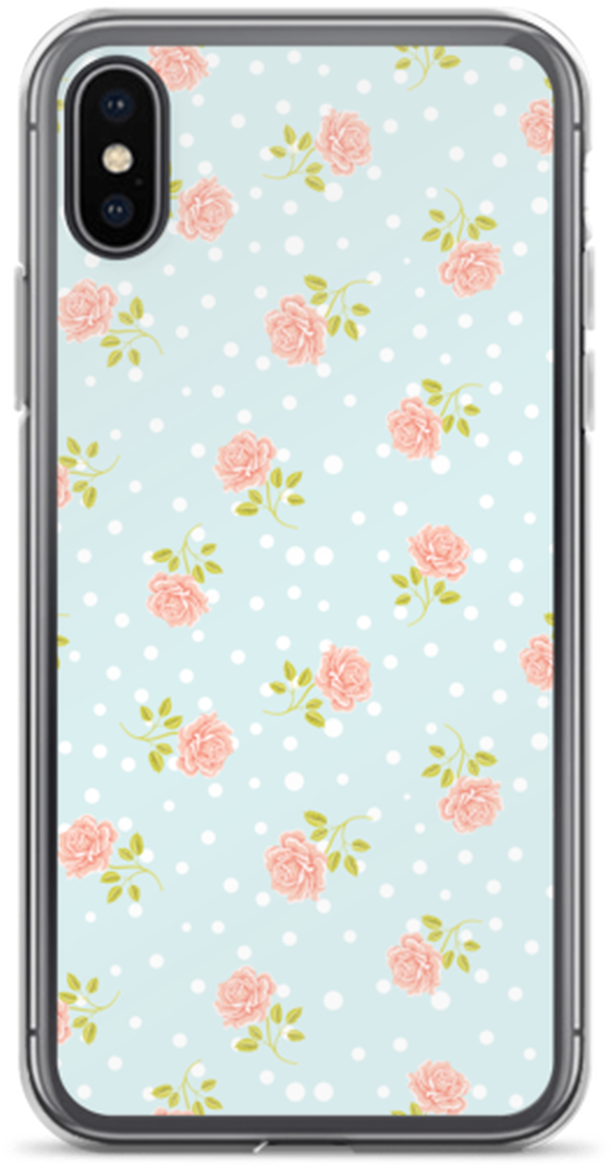 Floral Dot Pattern Phone Case