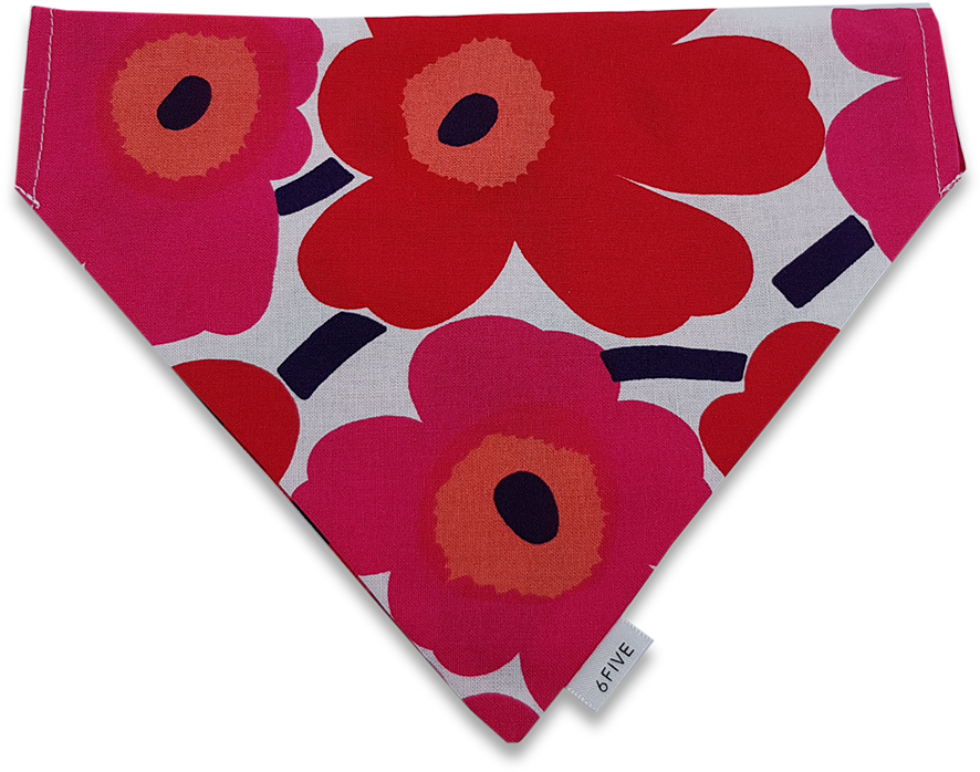 Floral Fabric Dog Bandana