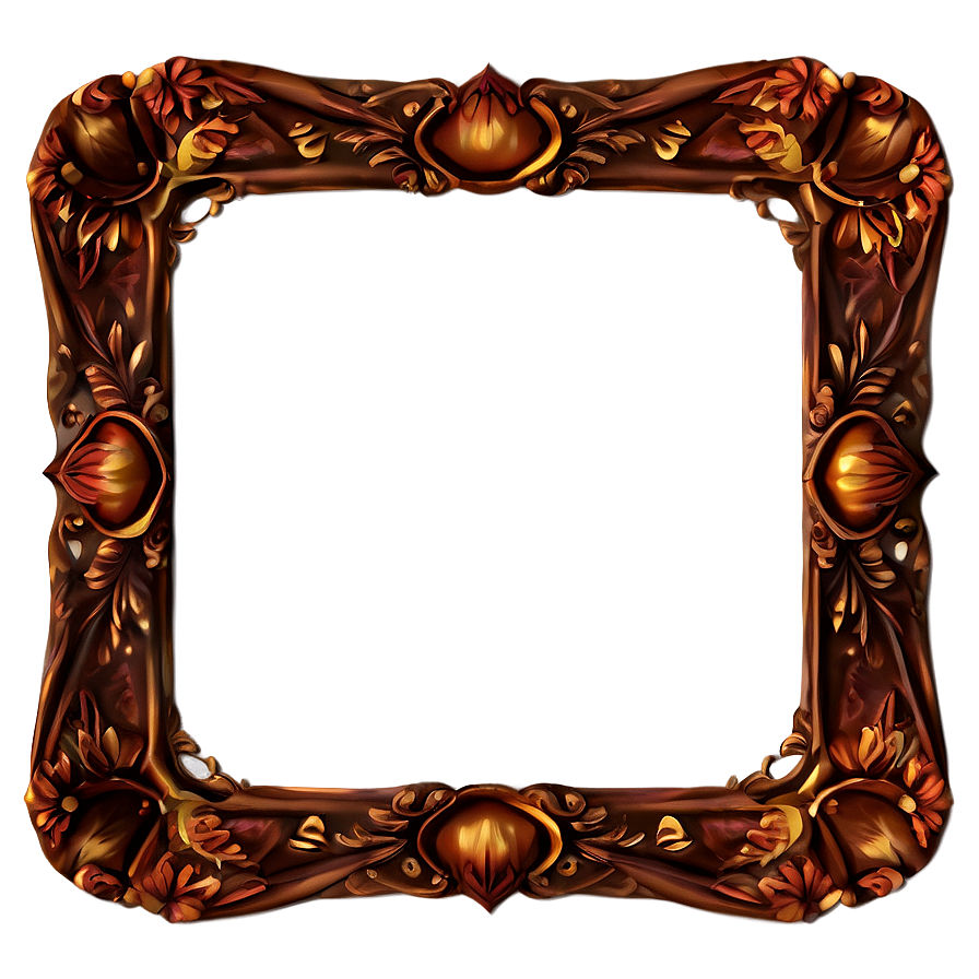 Floral Fancy Frame Png 06132024