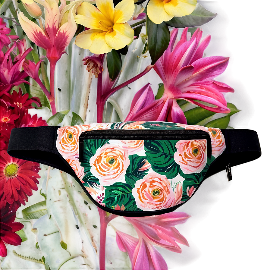 Floral Fanny Pack Png Hml