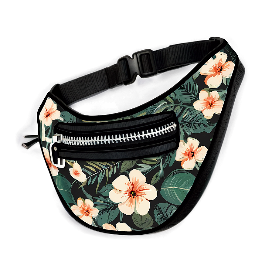 Floral Fanny Pack Png Tfd