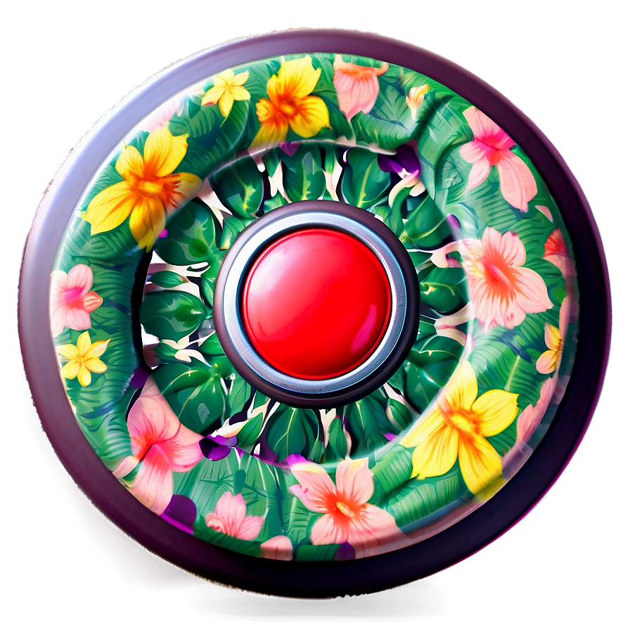 Floral Fidget Spinner Png 87