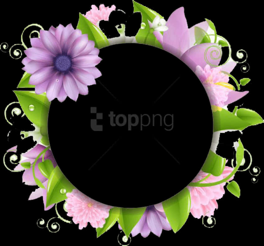 Floral_ Frame_ Circle_ Black_ Background.png