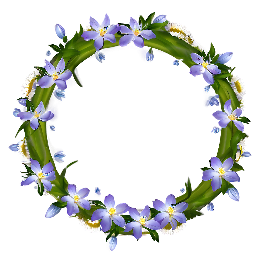 Floral Frame Design Png Qvp