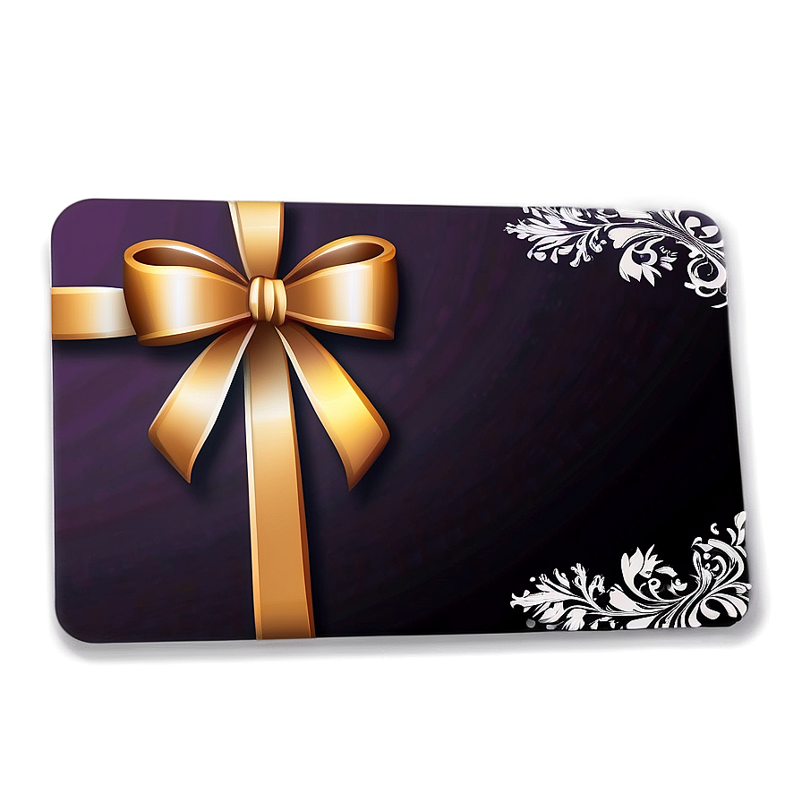 Floral Gift Card Png 1
