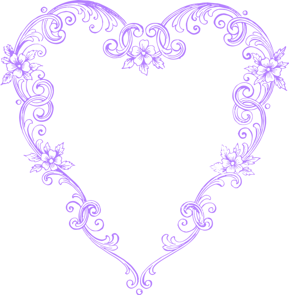 Floral_ Heart_ Border_ Design