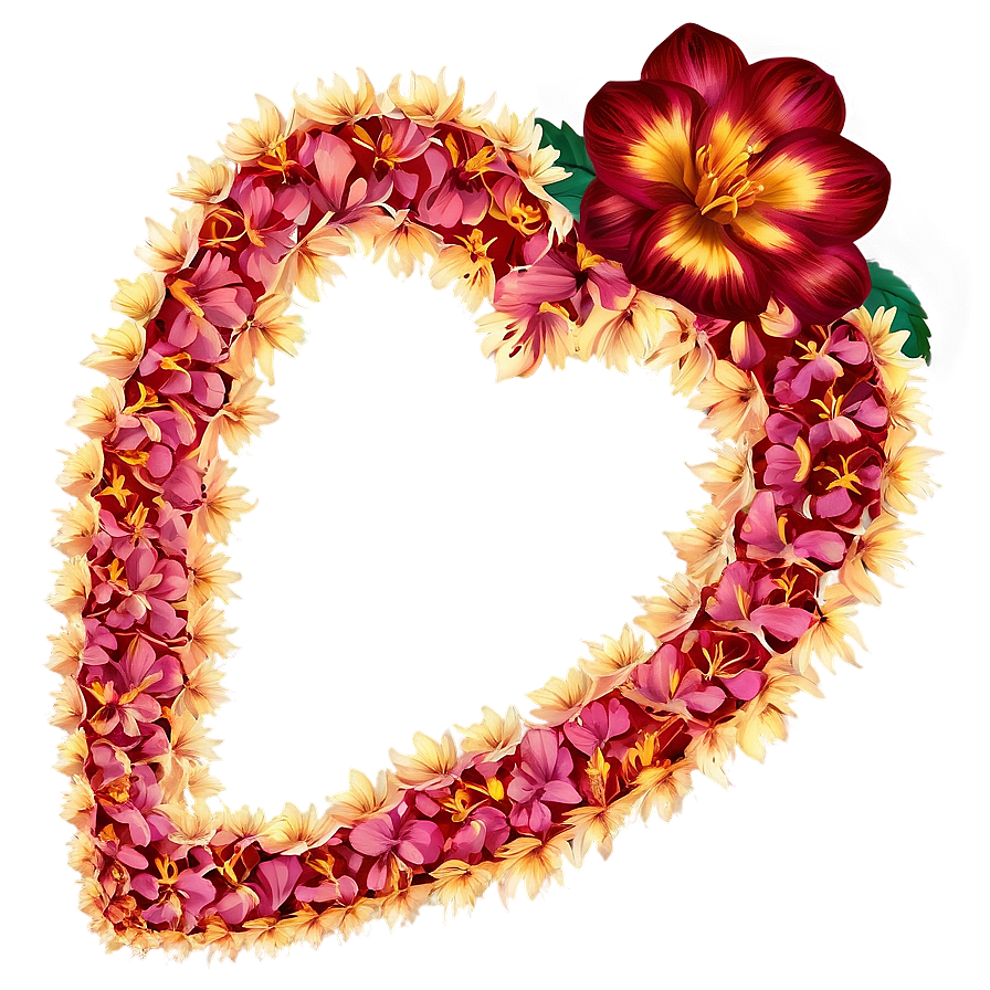 Floral Heart Frame Png C