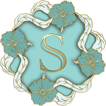 Floral Letter S Design