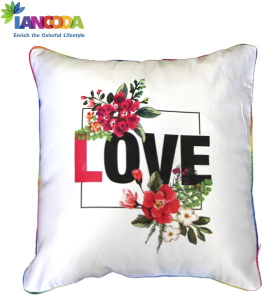 Floral Love Decorative Pillow