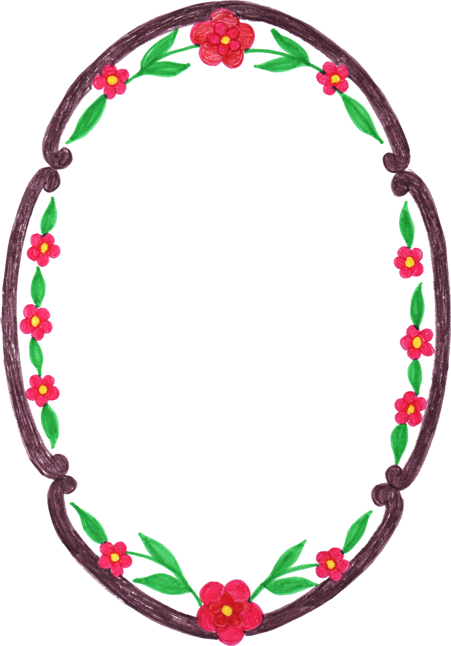 Floral Oval Frame Design.png