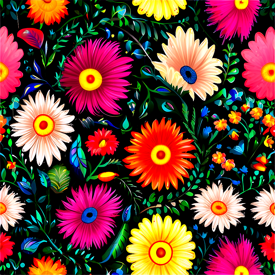 Floral Pattern Background Png Kbb