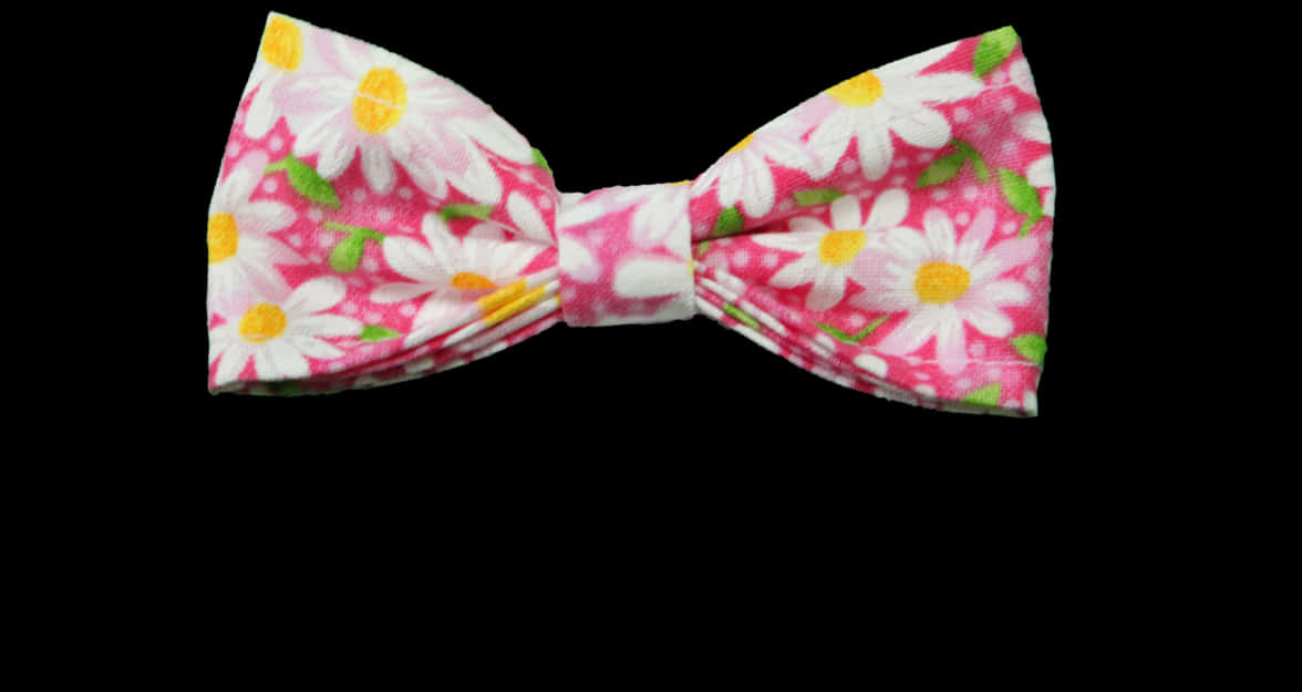 Floral Pattern Bow Tie