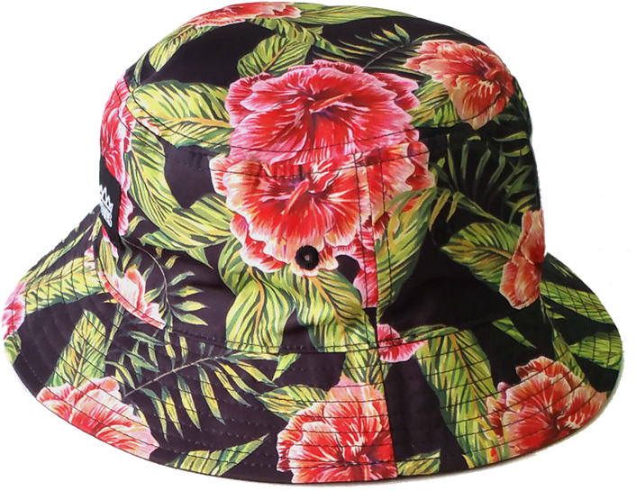 Floral Pattern Bucket Hat