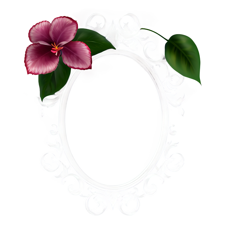 Floral Photo Frame Png Abt