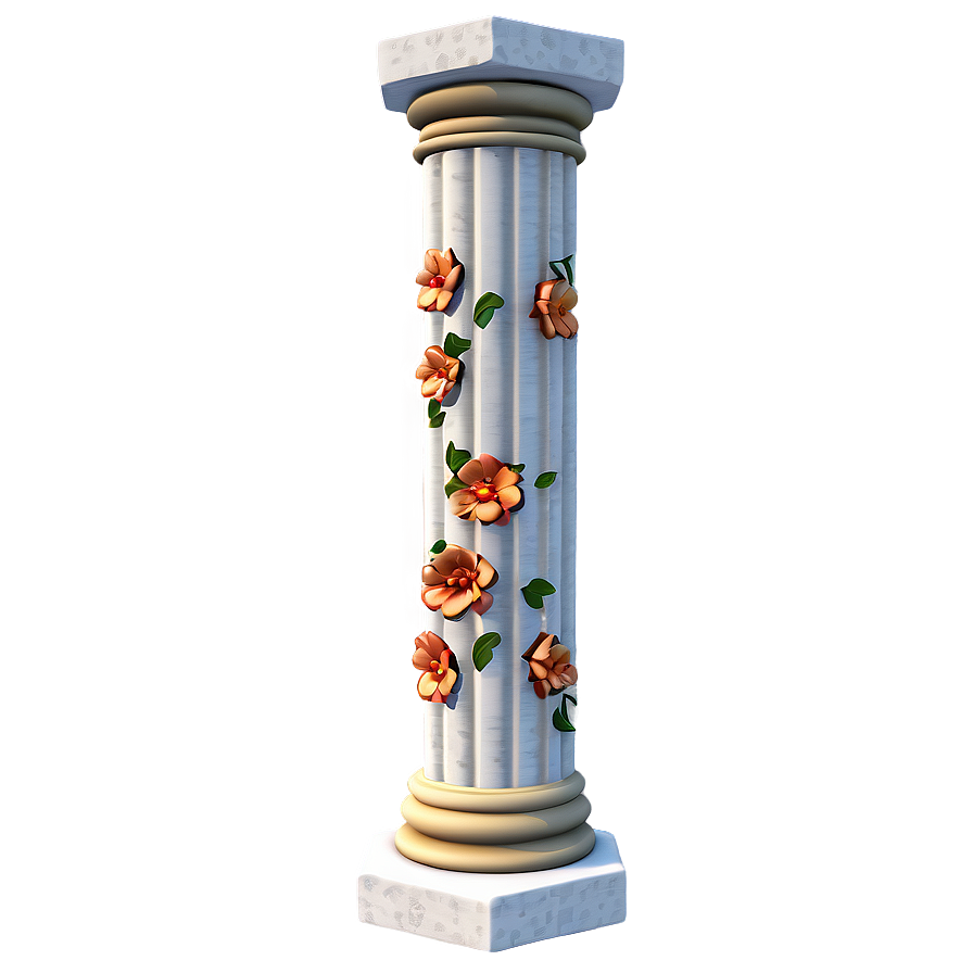 Floral Pillar Png Jxj40