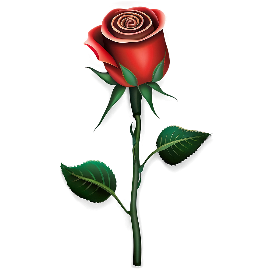 Floral Rose Vector Illustration Png Nie