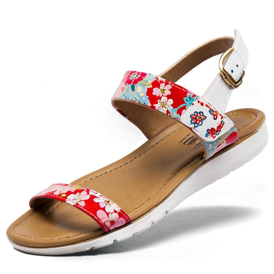 Floral Sandals Spring Png 06262024