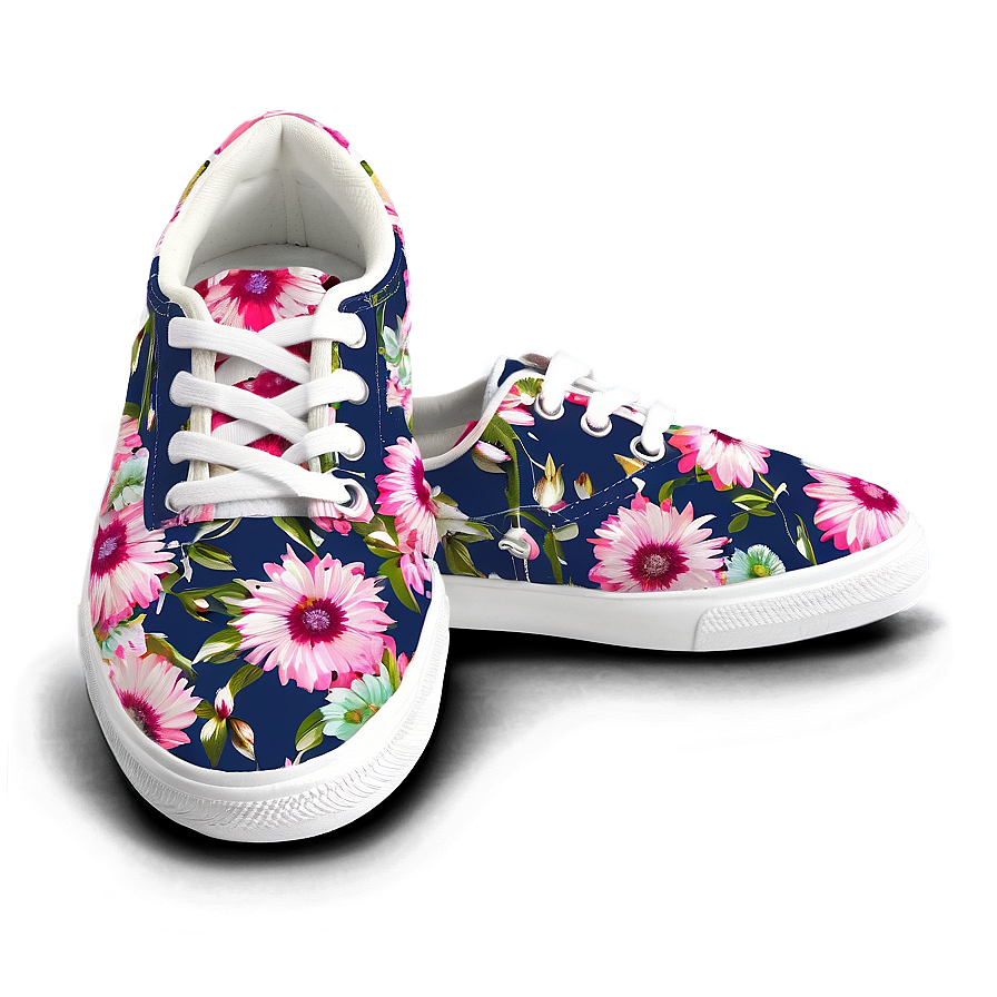 Floral Sneakers Png 65