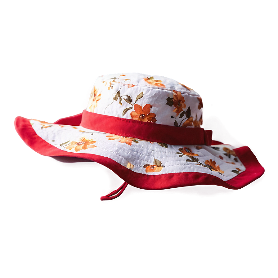 Floral Sun Hat Png Xku33