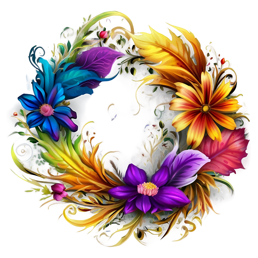 Floral Swirl Png 15