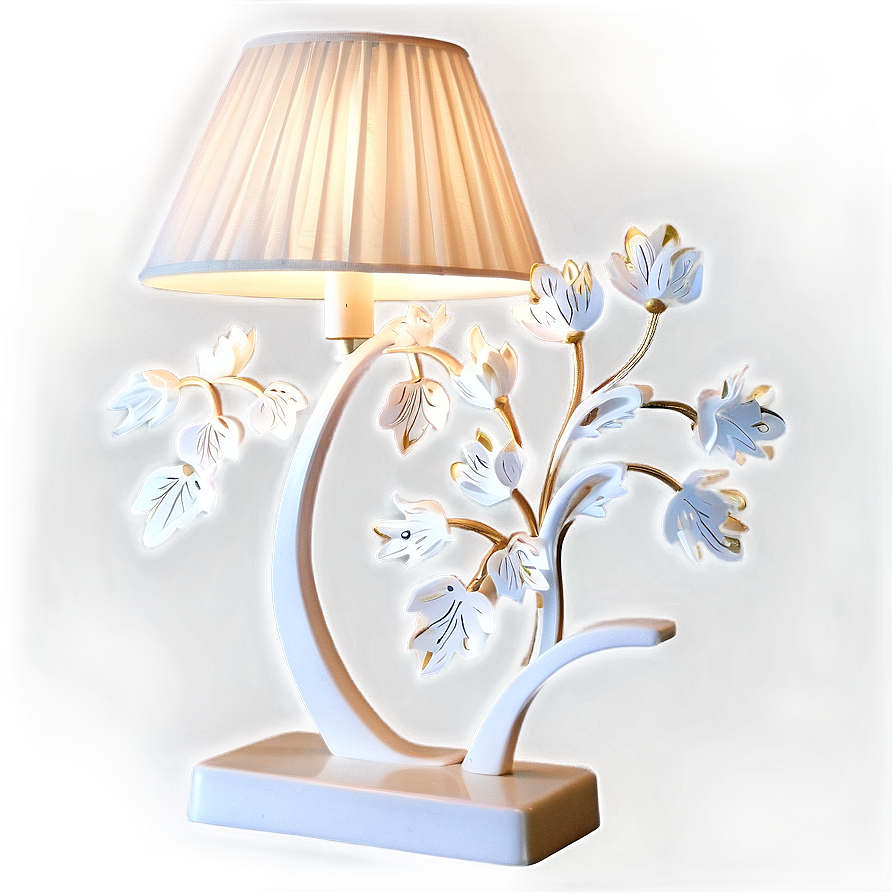 Floral Table Lamp Png 06262024