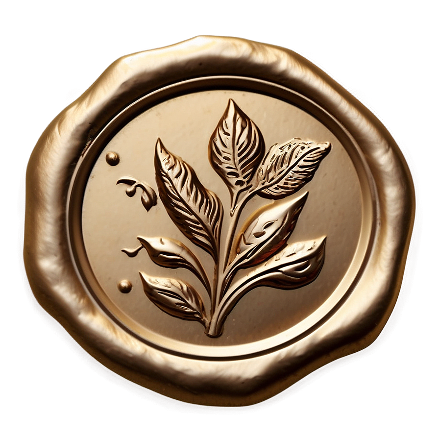 Floral Wax Seal Png Eba