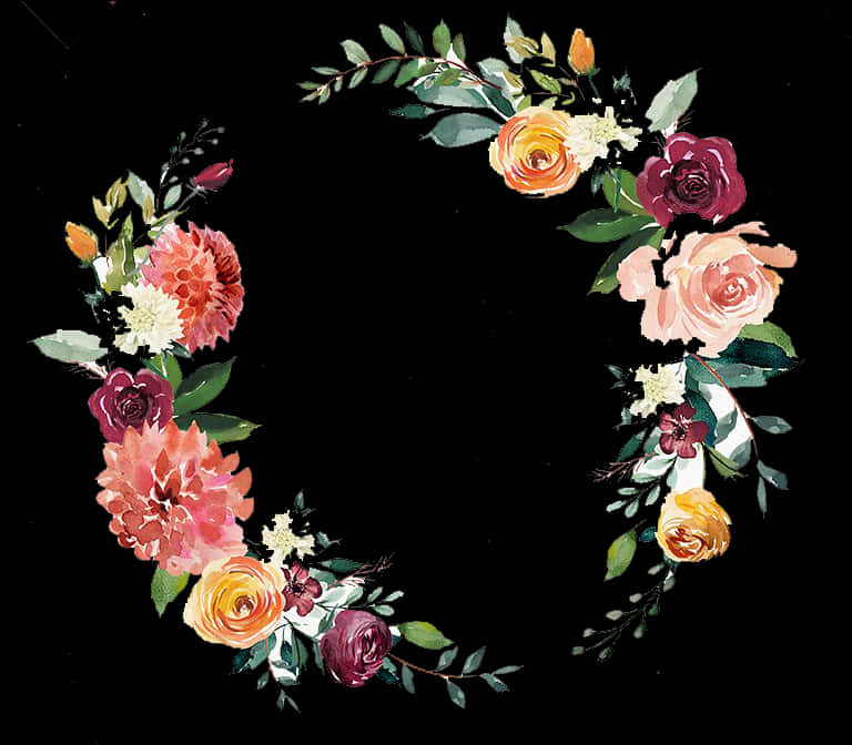 Floral Wreath Artwork