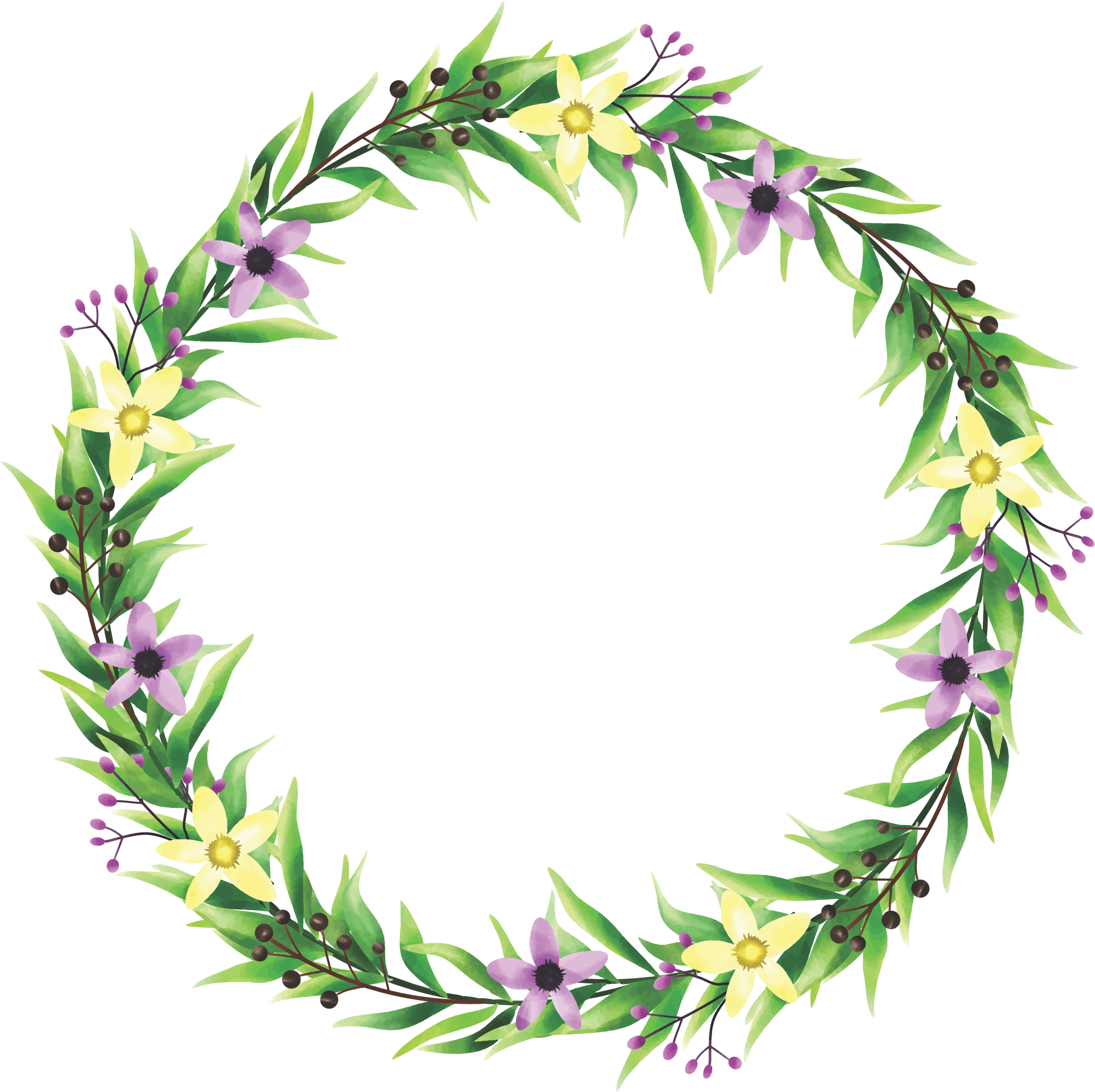 Floral_ Wreath_ Vector_ Graphic