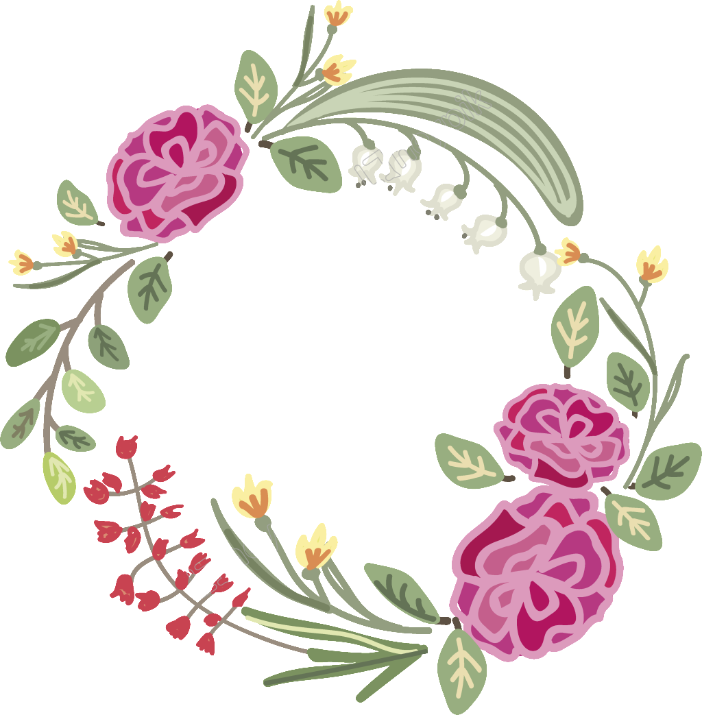 Floral_ Wreath_ Vector_ Graphic