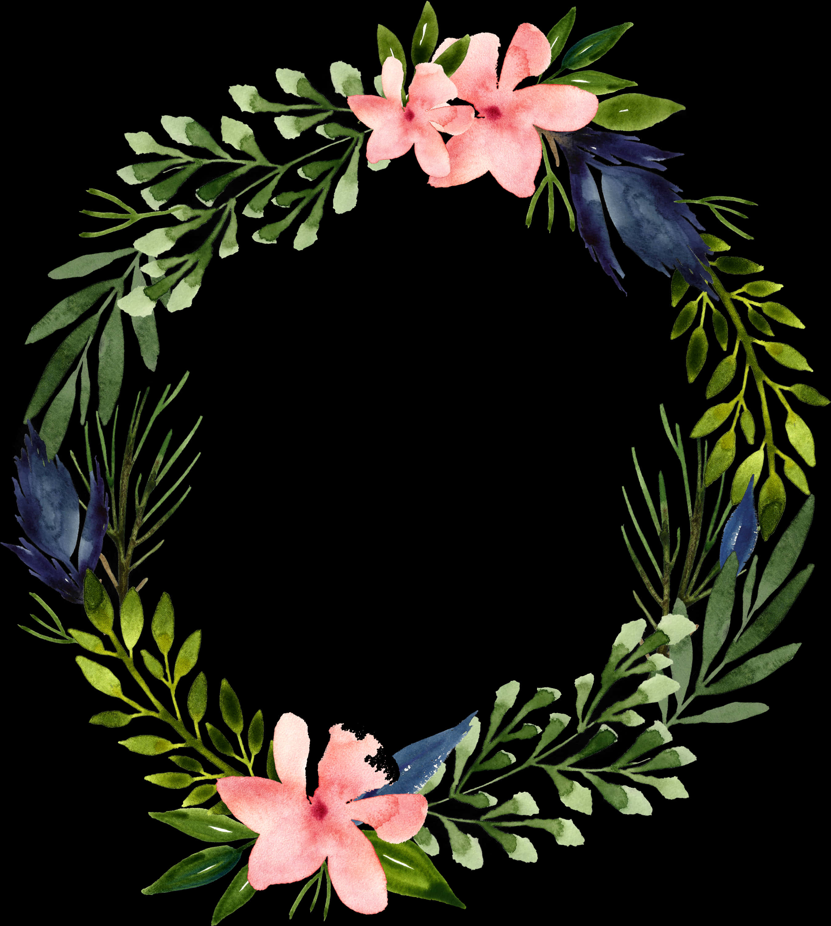 Floral_ Wreath_ Watercolor