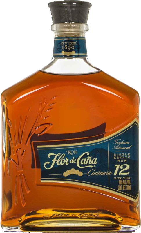 Florde Cana Centenario12 Rum Bottle