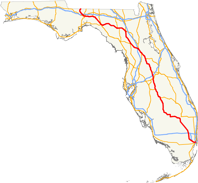 Florida Highway Map