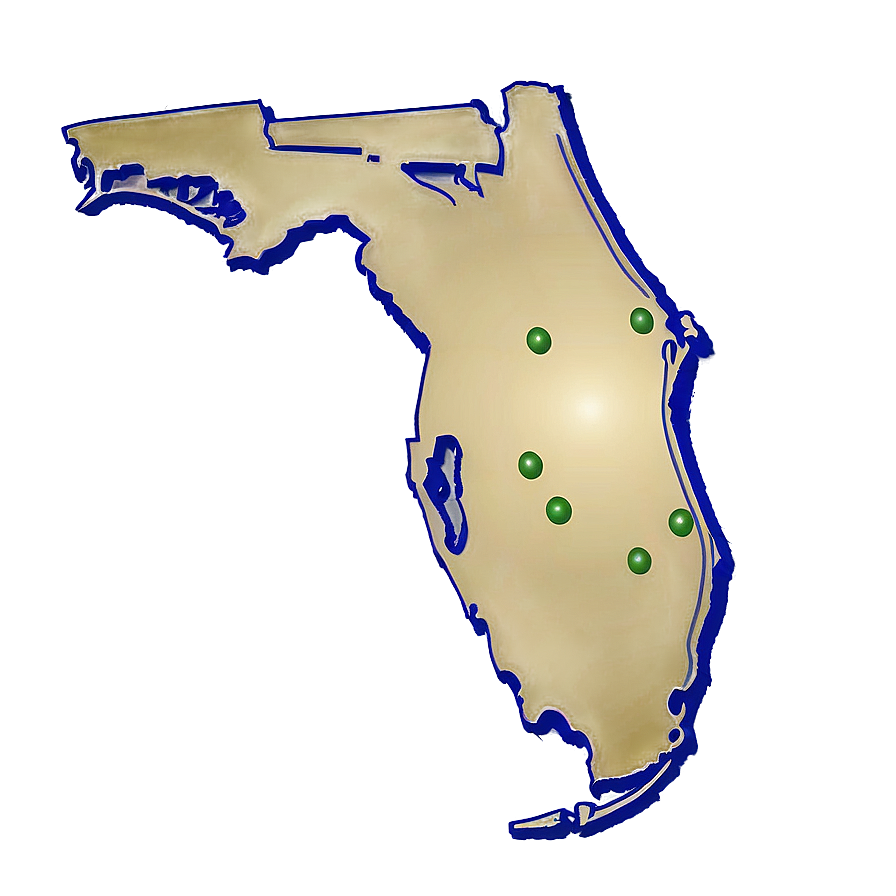 Florida Outline Clipart Png 06122024