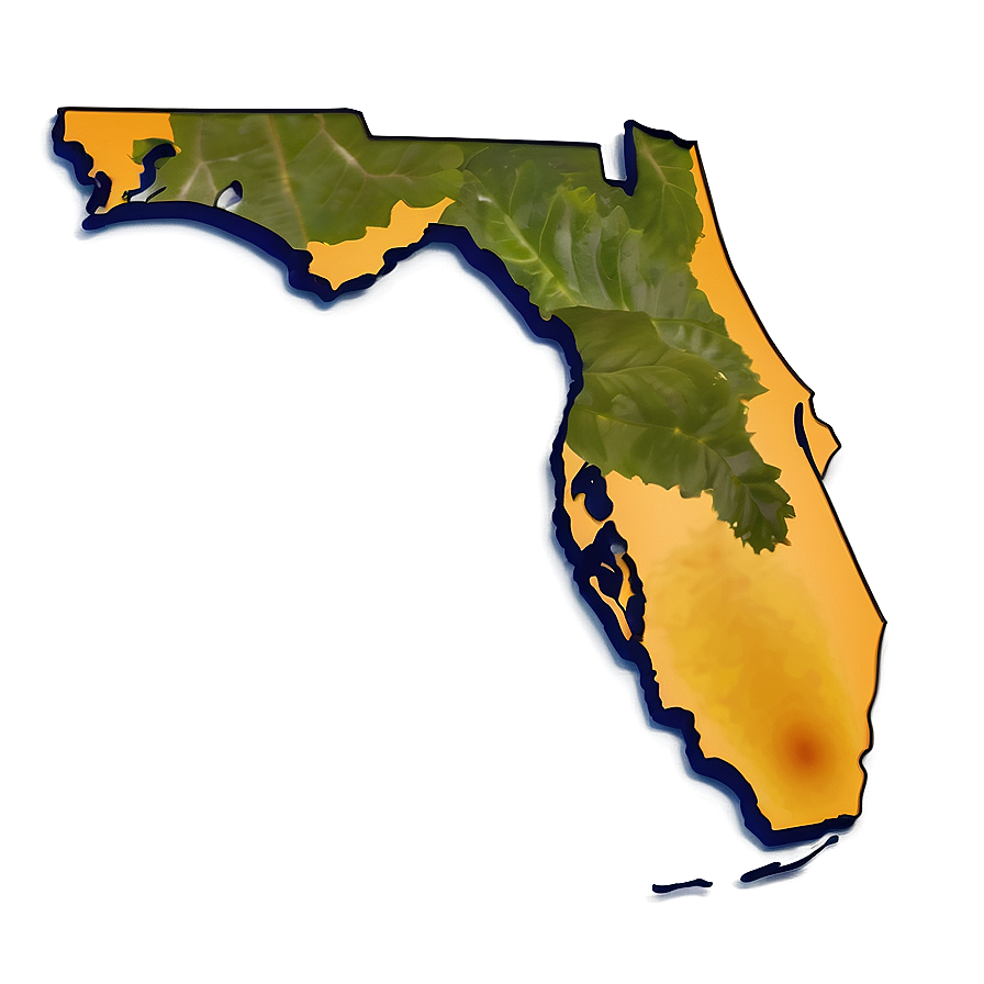 Florida Outline In Circle Png Vio96