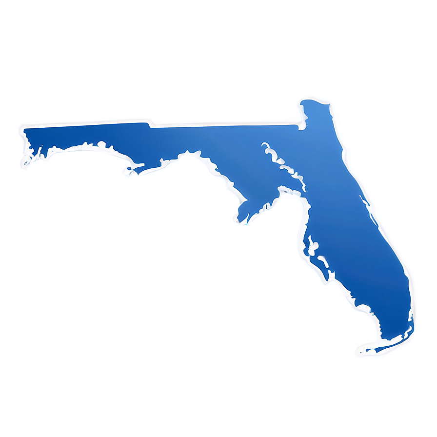 Florida Outline With Waves Png Dja59