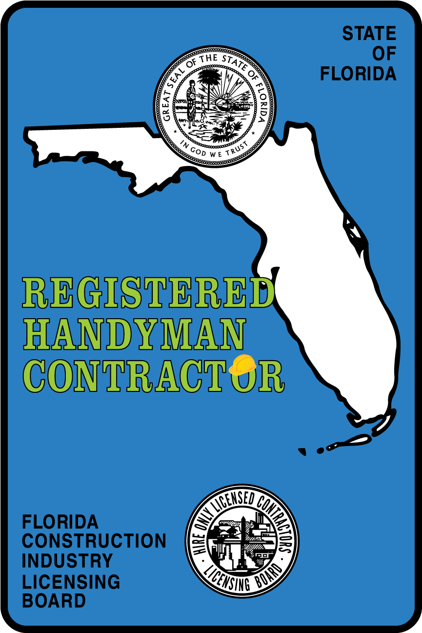 Florida Registered Handyman Contractor I D