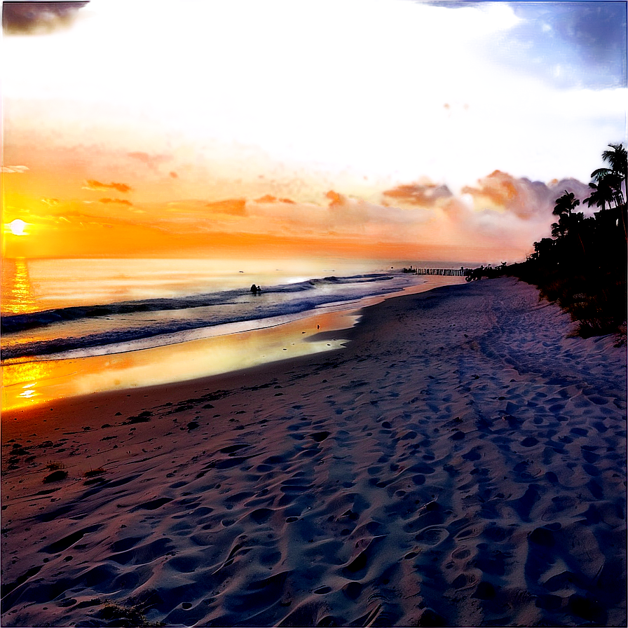 Florida State Beach Sunset Png 46