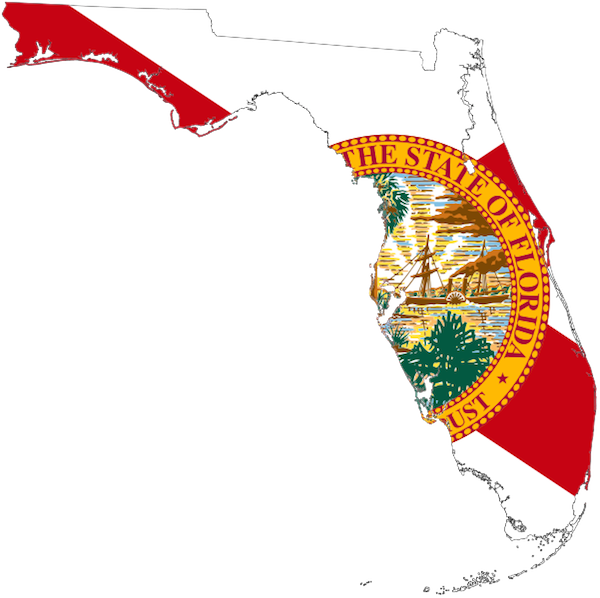 Florida State Seal Map