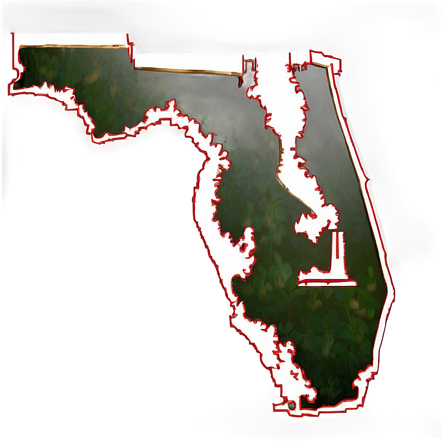 Florida State With Home Symbol Outline Png Ngq72