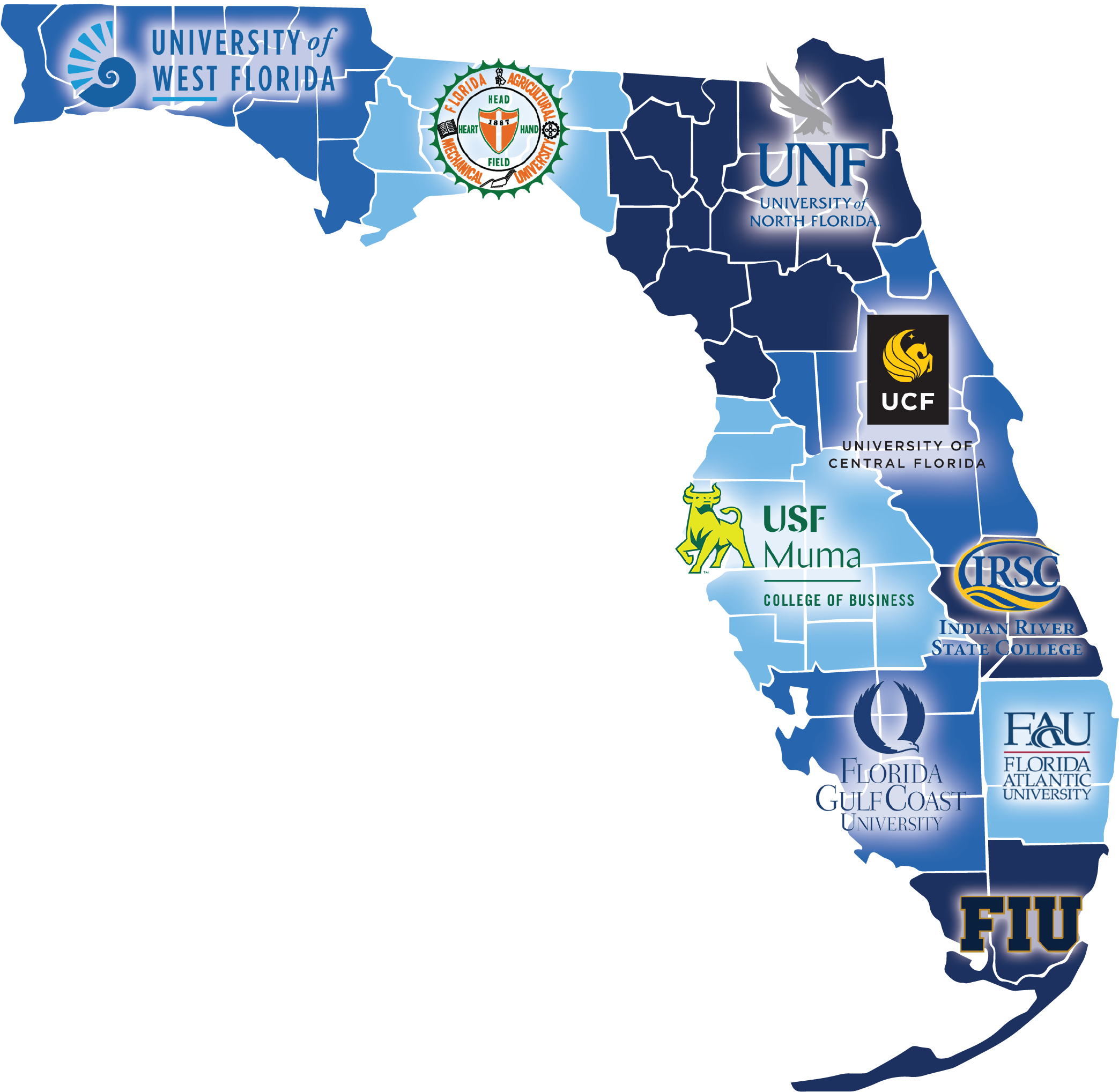 Florida Universities Map