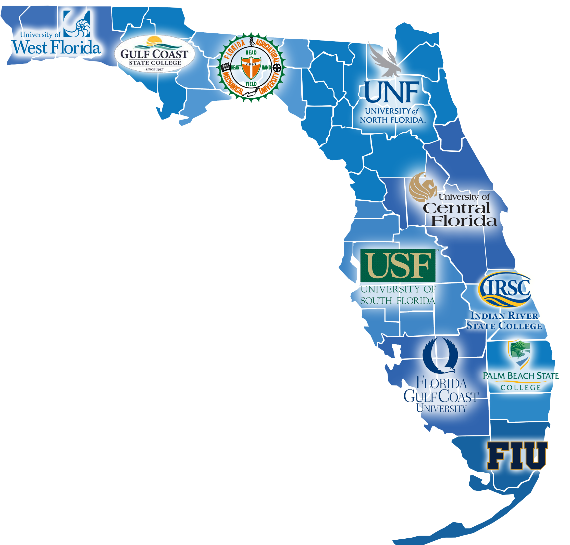 Florida Universities Map