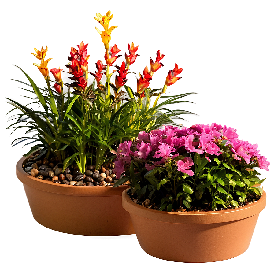 Flower Bed Arrangement Png Bxu