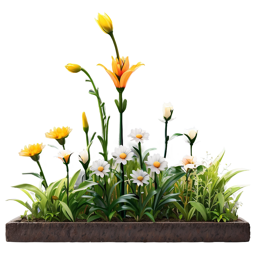 Flower Bed Theme Png Utg